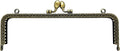 Rectangle Sew-In Kiss-Lock Purse Frame, 18.5 x 5.5 cm