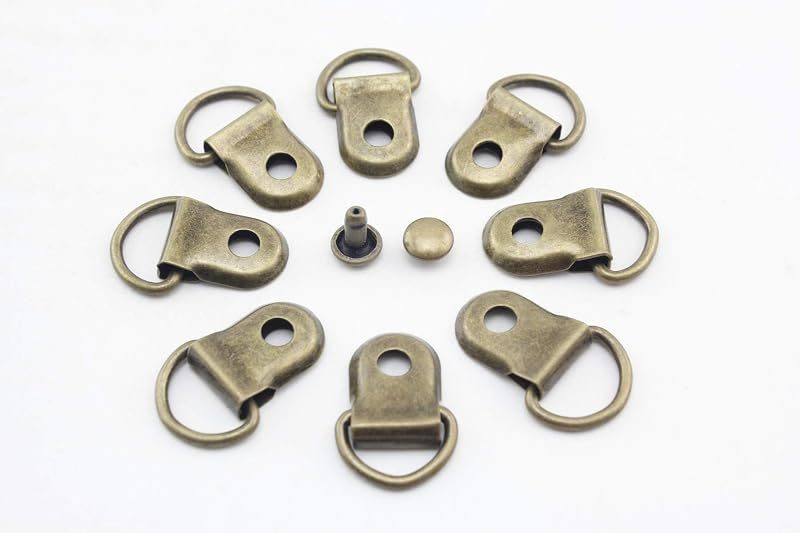 Rivet-On D-Loop Strap Anchor Clip (20mm)