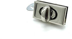 Rectangle Twist Turn Lock Clasp Purse Closure Lock Zinc alloying for Purse Bag Wallet Clutch Making