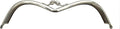 M-Shape Glue-In Kiss-Lock Purse Frame, 7" x 2" (18 x 5 cm)