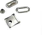 3/4" brass baseball Hat Cap Buckle Strap Clasp Clip Adjustment Buckle closures with Eyelet Grommet for cap repair…