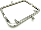 Rectangle Glue-In Kiss-Lock Purse Frame, 6 1/8" x 2 5/8" (15.5 x 6.5 cm)