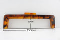 Rectangle Acrylic Purse Frame, Glue-On, 14" (35.5 cm)