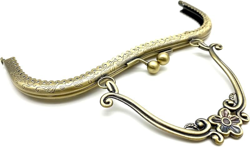 Rectangle Sew-In Kiss-Lock Purse Frame, 8" x 3" (20.5 x 7.5 cm)