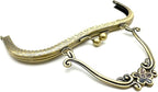 Rectangle Sew-In Kiss-Lock Purse Frame, 8" x 3" (20.5 x 7.5 cm)