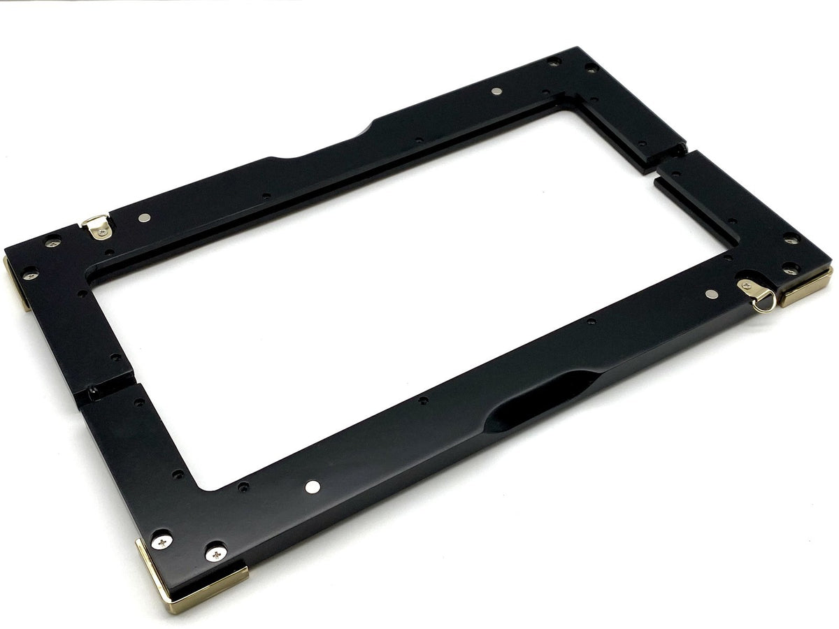 Rectangle Wood Purse Frame with Metal Corners, 12.5" (32.5 cm)