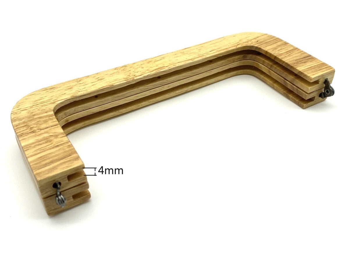 Wood Purse Frame, 8" (20.5 cm)
