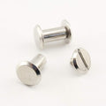 Iron Round Chicago Binding Screw Rivets Concho Screw Button Nail Rivet for DIY Leather Decoration Bookbinding