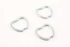Apple-Shaped Split Key Ring