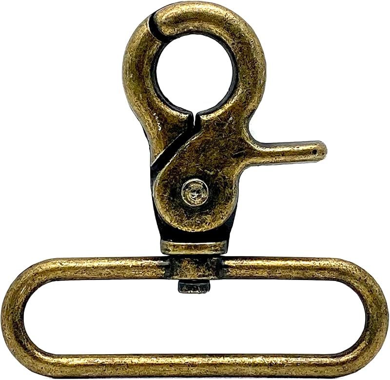 Lobster-Claw Swivel Snap Hook, D-Ring Eye
