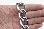 Custom Personalized Bag Purse Shoulder Chain Strap Handles Replacement Extender 35.4" (90 cm) Nickel