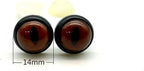 Plastic Safety Eyes with Washers - Cat Eye (Slit Pupil)