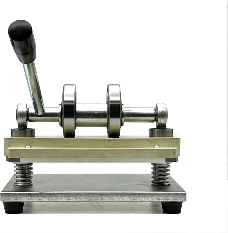 Leather Die Cutter Cutting Machine Double Guiding Shaft Leather Embossing Machine