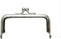 Rectangle Glue-In Kiss-Lock Purse Frame, 3 1/2" x 2" (9 x 5 cm)
