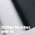 Black / white heavy duty Textilene Mesh Fabric Weather Resistant, Tear & Fade Proof -for Outdoor Furniture, Cushions