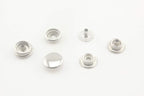 Solid Brass snap Fastener Buttons Washable Press Stud for Sewing Leather Craft Clothing - Sew-On Snap Button