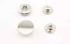 Zinc Alloy Flat top Cap snap Fastener Buttons Washable Press Stud for Sewing Leather Craft Clothing - Flat-Cap Snap…