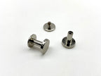 Iron Round Chicago Binding Screw Rivets Concho Screw Button Nail Rivet for DIY Leather Decoration Bookbinding