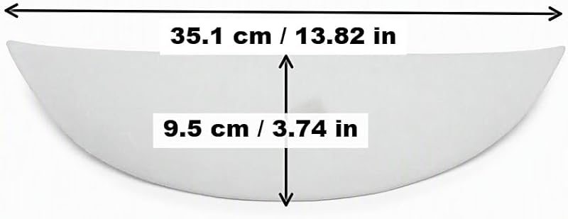 Sun Hat Brim Insert, PP Plastic Hat Stiffener for Wide Brim Hats and DIY Hat Making 5 Pieces