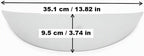 Sun Hat Brim Insert, PP Plastic Hat Stiffener for Wide Brim Hats and DIY Hat Making 5 Pieces