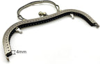 Sew-In Kiss-Lock Purse Frame, 8" x 3" (20 x 7.5 cm)