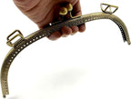 Arch Sew-In Kiss-Lock Purse Frame, 10" x 3 9/16" (25.5 x 9 cm)