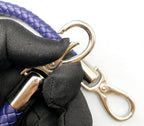 Braided Faux Leather Purse Handles with Lobster Hooks (Pair)
