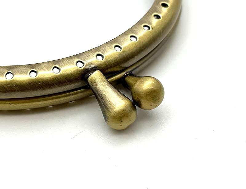 Half-Round Sew-In Kiss-Lock Purse Frame