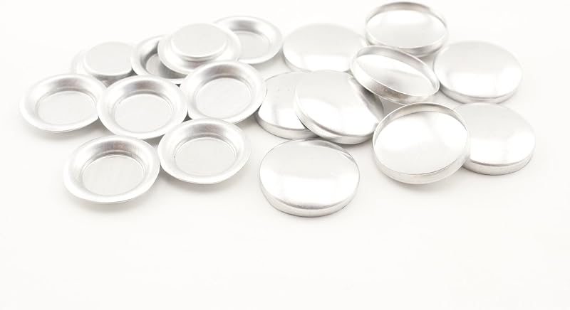 Buttons to Cover Aluminium Fabric Self Cover Button Kit with Flat Back Wholesale Size 20 Diameter