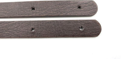 Rivet on Genuine Leather Shoulder Handbag Purse Strap Handles for Purse Bag Making Replacement