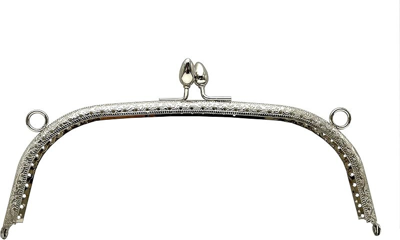 Arch Sew-In Kiss-Lock Purse Frame, 8" x 3" (20.5 x 7.5 cm)