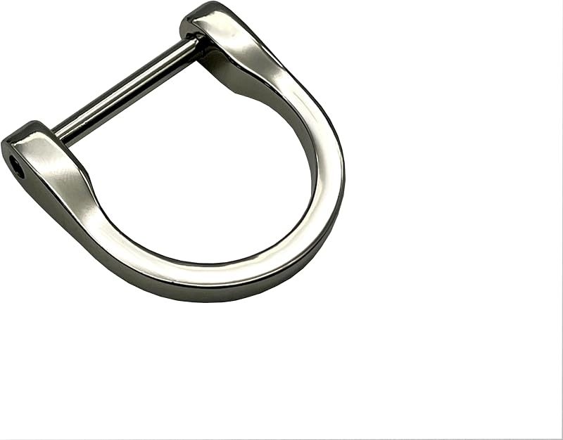 Screw in D Ring Buckle / zinc Alloy vachette Clasp Buckles Dismountable Screw for Buckle Straps Bags Belt Purse Making