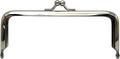Rectangle Glue-In Kiss-Lock Purse Frame, 5" x 2" (12.5 x 5 cm)