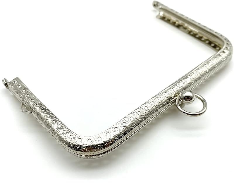 Rectangle Sew-In Kiss-Lock Purse Frame, 5 1/8" x 3 1/8" (13 x 8 cm)