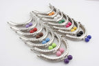 Color-Ball Sew-In Kiss-Lock Purse Frames, 3 1/2" x 2" (9 x 5 cm) - Set of 14 Colors, 12mm Balls