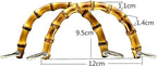 Bamboo Handles Purse Handles Handbag Handle for Bag Making Purse Making Handle Replacement U Shape per lot