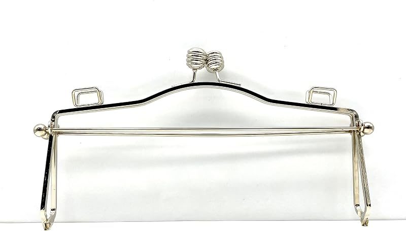 Sew-In Kiss-Lock Purse Frame with Handle, 10 1/2" x 4 3/4" (26.5 x 12 cm)