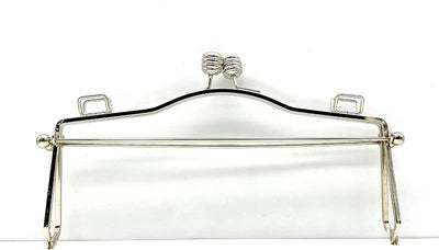 Sew-In Kiss-Lock Purse Frame with Handle, 10 1/2" x 4 3/4" (26.5 x 12 cm)
