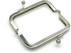 Glue-In Kiss-Lock Purse Frame, 3" x 1 5/8" (7.5 x 4 cm) - 6.5mm Ball Clasp