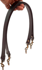 Faux PU Leather Handbag Purse Strap Handles with Clip and d Rings for Purse Bag Making Replacement