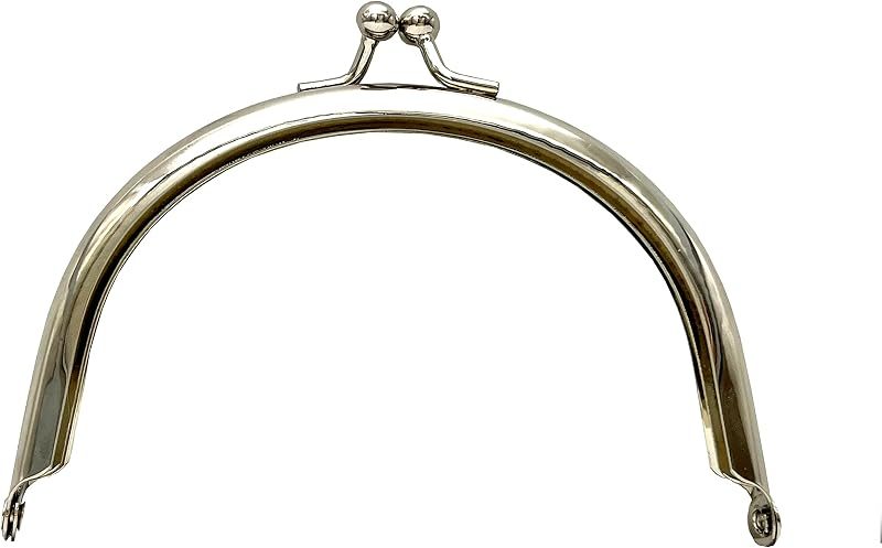 Glue-In Kiss-Lock Purse Frame, 4" x 2 5/8" (10 x 6.5 cm)