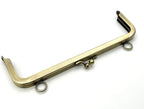 Rectangle Glue-In Kiss-Lock Purse Frame, 7 1/2" x 2 3/16" (19 x 5.5 cm)