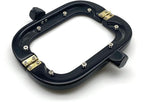 Rectangle Acrylic Kiss-Lock Purse Frame, 4 1/2" x 1 3/4" (11.5 x 4.5 cm)