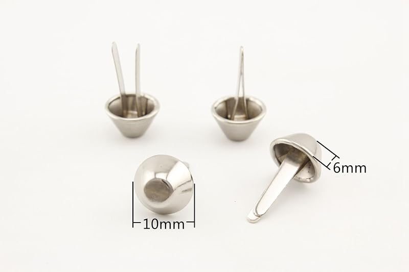 Iron Bucket Shape Purse Bag Handbag feet Bottom Stud Nail Heads Brad leathercraft Findings for Bag Making Clothing Shoes