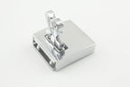 Rectangle Twist Turn Lock Clasp Purse Closure Lock Zinc alloying for Purse Bag Wallet Clutch Making Nickel