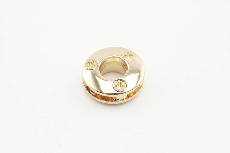 Zinc Alloying Round Screw in Eyelet Grommet O Rings Purse Loop Handle Connectors Easy Installation Inner Diameter
