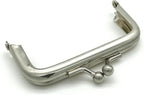 Glue-In Kiss-Lock Purse Frame, 3" x 1 5/8" (7.5 x 4 cm) - 6.5mm Ball Clasp