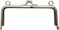 Rectangle Glue-In Kiss-Lock Purse Frame, 4 3/4" x 2" (12 x 5 cm)