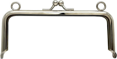 Rectangle Glue-In Kiss-Lock Purse Frame, 4 3/4" x 2" (12 x 5 cm)