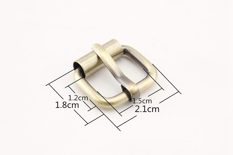Iron roller pin Belt strap Buckle ring Loops Clasp for bag purse Leather Belts Crafts Accessories